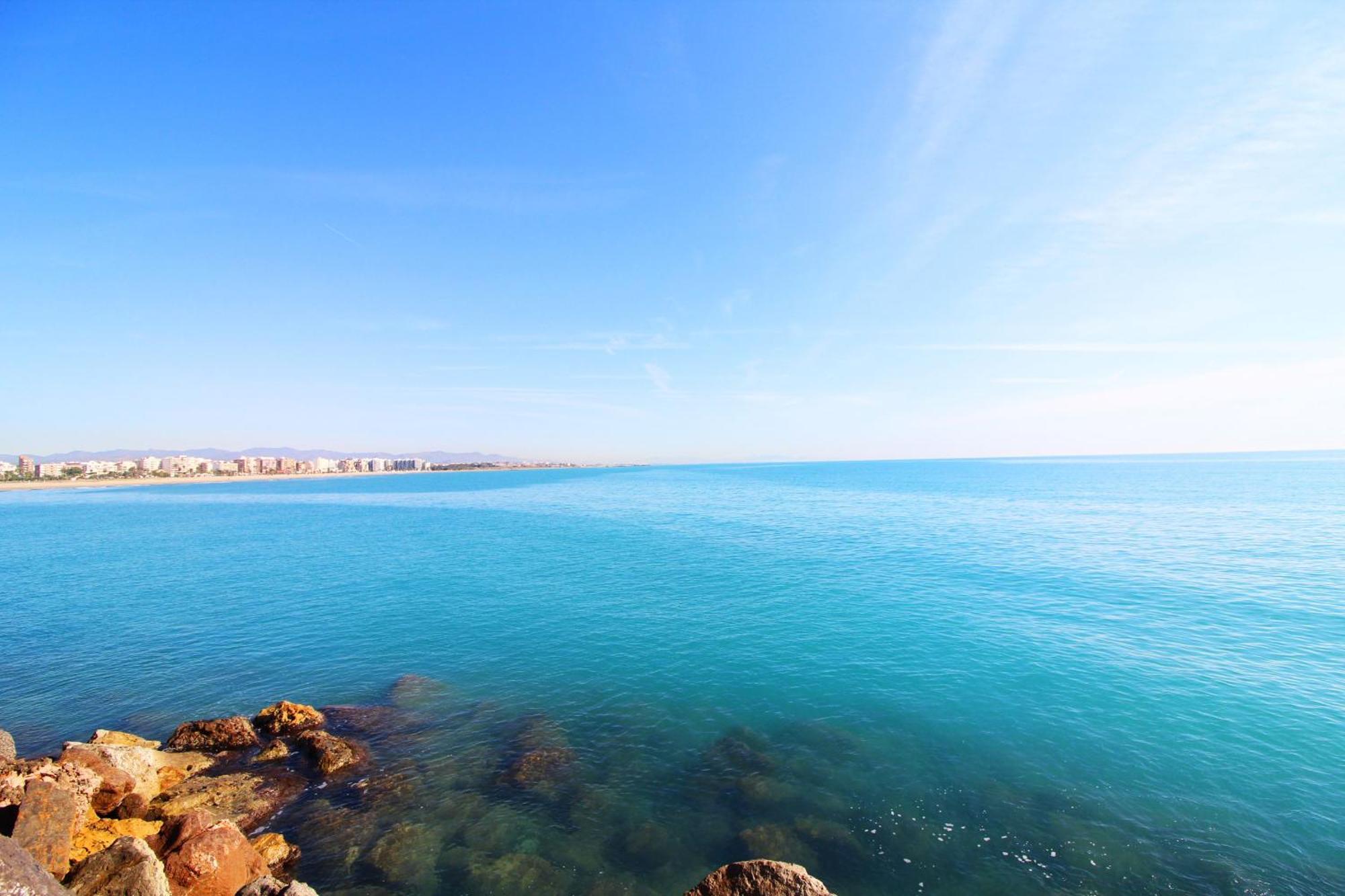 Global Properties, Apartamento Con Terraza E Increibles Vistas Al Mar Puerto de Sagunto Ngoại thất bức ảnh