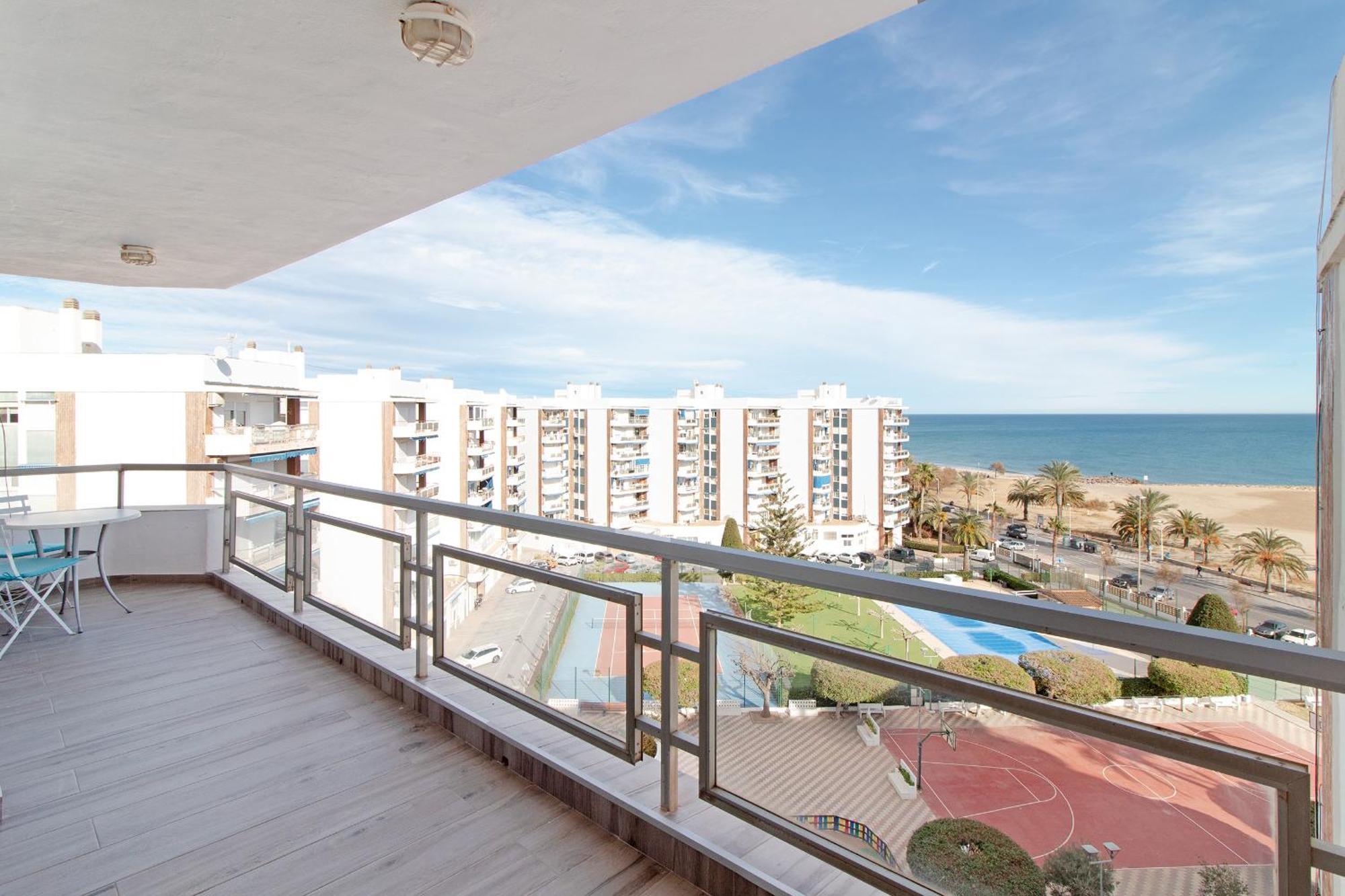 Global Properties, Apartamento Con Terraza E Increibles Vistas Al Mar Puerto de Sagunto Ngoại thất bức ảnh